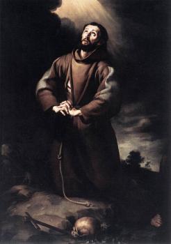 巴托洛梅 埃斯特班 牟利羅 St Francis of Assisi at Prayer 巴托洛梅 埃斯特班 牟利羅 St Francis of Assisi at Prayer